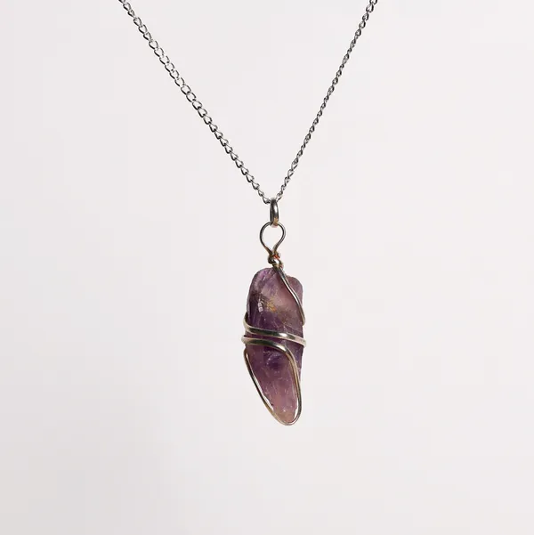 Zenn_Aura_Amethyst_Raw_Pendant_Wire_Wrapped_|_Wrapped_Spiritual_Energy