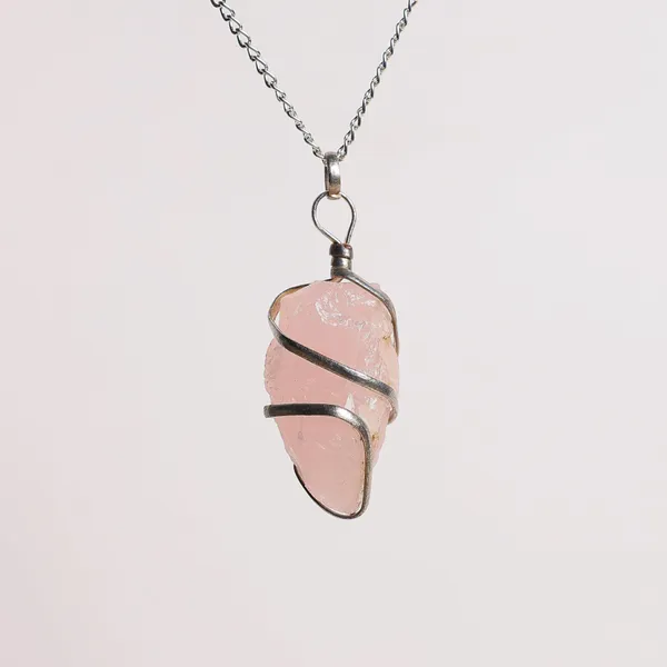 Zenn_Aura_Rose_Quartz_Raw_Pendant_Wire_Wrapped_|_Natural_Love_Energy