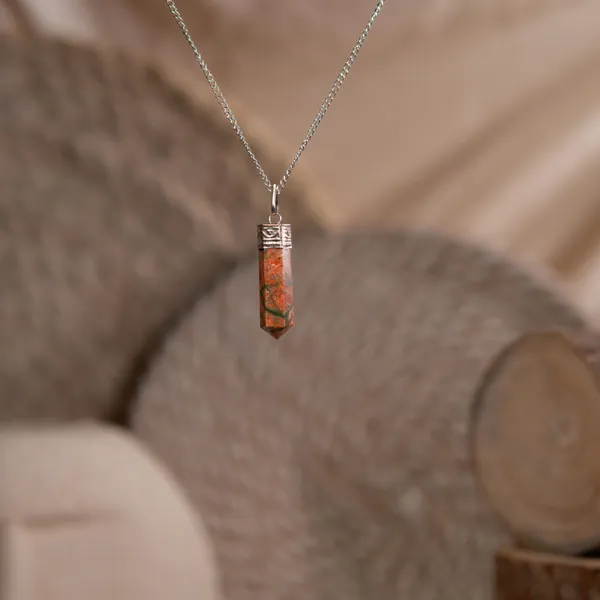 Zenn_Aura_Unakite_Pencil_Pendant_|_Focused_Healing