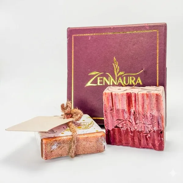 Zenn_Aura_Almond_Glow_|_Nourish_&_Radiance_Handmade_Cold-Processed_Soap_Bar_(Pack_of_5)