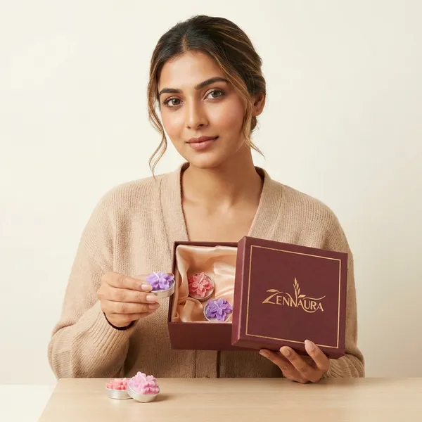 Zenn_Aura_Floral_Tea_Light_Candle_|_Love_&_Warmth