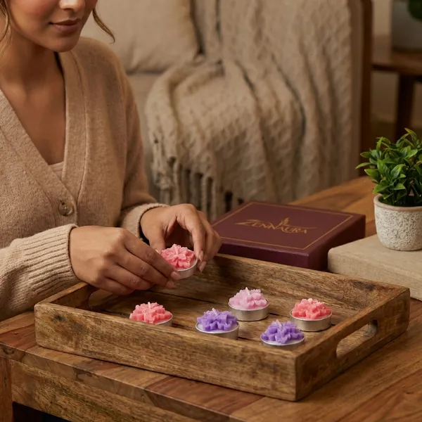 Zenn_Aura_Floral_Tea_Light_Candle_|_Love_&_Warmth