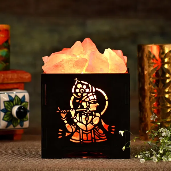 Zenn_Aura_Hare_Krishna_Himalayan_Rock_Salt_Wooden_Basket_Lamp_|_Faith_&_Joy_(Wooden_5"_x_5")