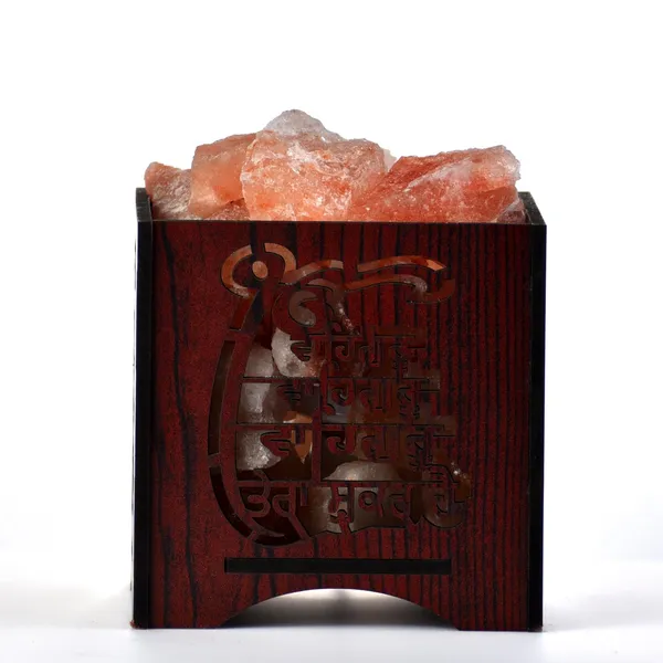 Zenn_Aura_Wahe_Guru_Shukrana_Himalayan_Rock_Salt_Wooden_Basket_Lamp_|_Gratitude_&_Peace_(Wooden_5"_x_5")