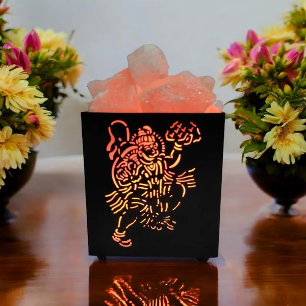 Zenn_Aura_Jai_Hanuman_Himalayan_Rock_Salt_Wooden_Basket_Lamp_|_Strength_&_Devotion_(Metal_4"_x_4.5")