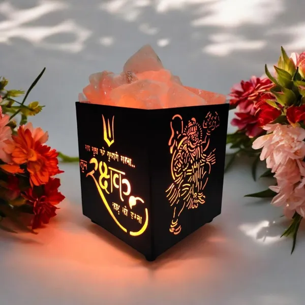 Zenn_Aura_Jai_Hanuman_Himalayan_Rock_Salt_Wooden_Basket_Lamp_|_Strength_&_Devotion_(Metal_4"_x_4.5")