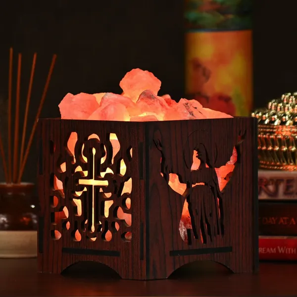 Zenn_Aura_Jesus_Himalayan_Rock_Salt_Wooden_Basket_Lamp_|_Faith_&_Compassion_(Wooden_5"_x_5")