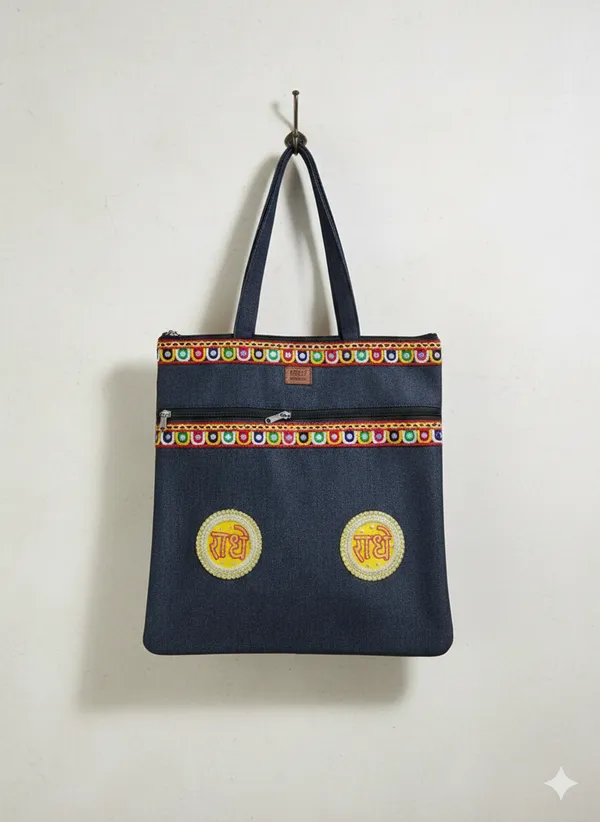 Navy_Blue_Ethnic_Embroidered_Tote_Bag_With_Decorative_Trim