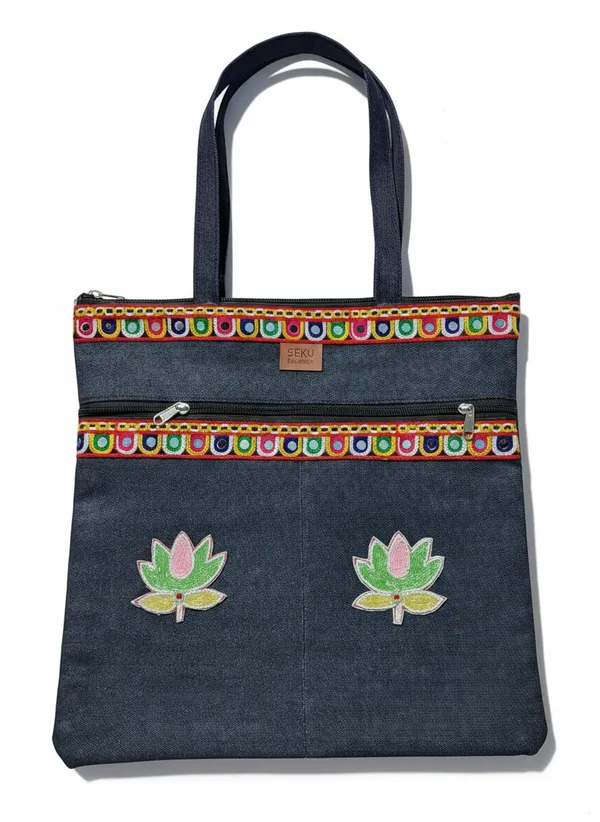 Navy_Blue_Denim_Tote_Bag_With_Mirror_Work_And_Embroidered_Combo_Set_Pack_Of_2