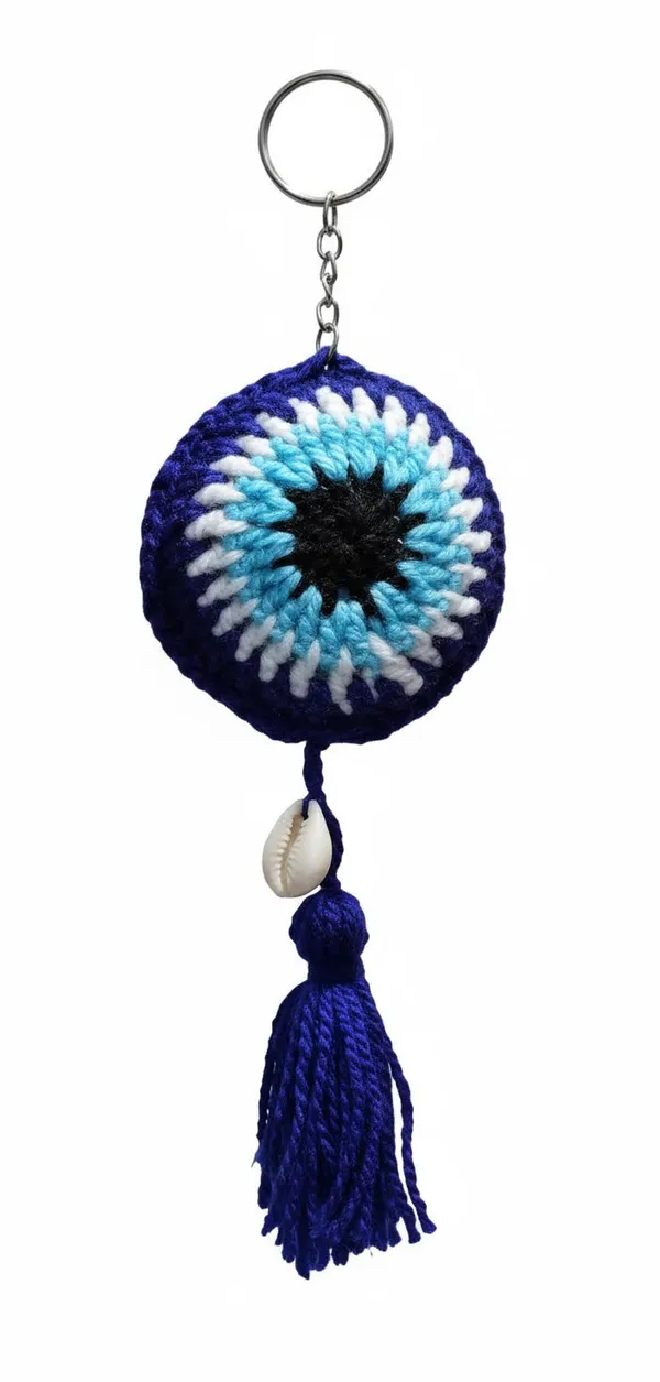 Navy_Blue_Handcrafted_Evil_Eye_Keychain_With_Tassel