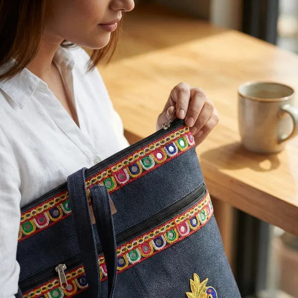 Navy_Blue_Denim_Tote_Bag_With_Mirror_Work_And_Embroidered_Combo_Set_Pack_Of_2