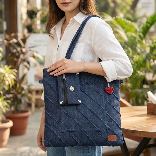 Navy_Blue_Denim_Tote_Bag_With_Quilted_Design_And_Heart_Charm