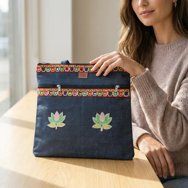 Navy_Blue_Denim_Tote_Bag_With_Mirror_Work_And_Embroidered_Combo_Set_Pack_Of_2