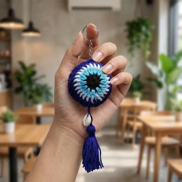 Navy_Blue_Handcrafted_Evil_Eye_Keychain_With_Tassel