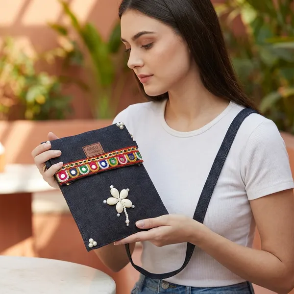 Navy_Blue_Denim_Crossbody_Bag_With_Floral_Embellishments