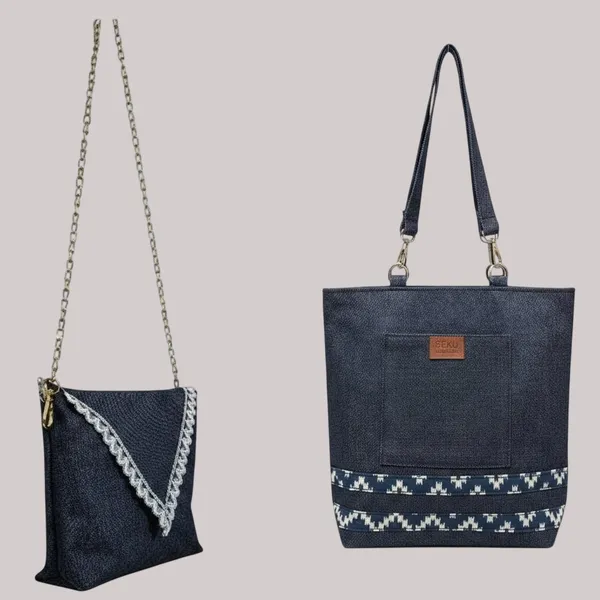 Navy_Blue_Denim_Tote_Bag_And_Sling_Bag_Combo_Set_With_Ethnic_Border