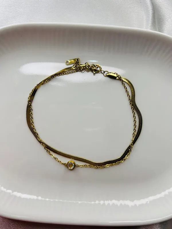Golden_Shine_Layered_Anklet_For_Women_And_Girls