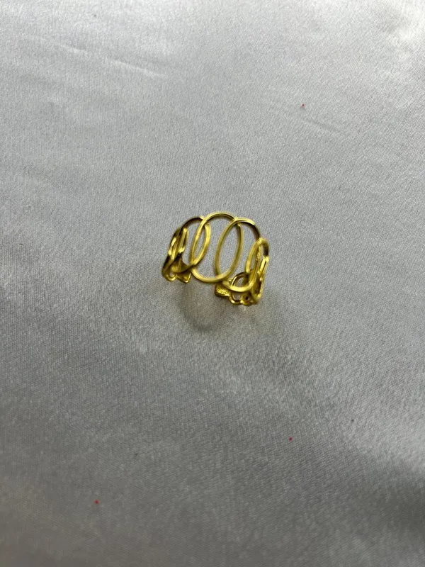 Golden_Elegant_Open_Oval_Link_Ring_For_Women_And_Girls_|_Pack_Of_2