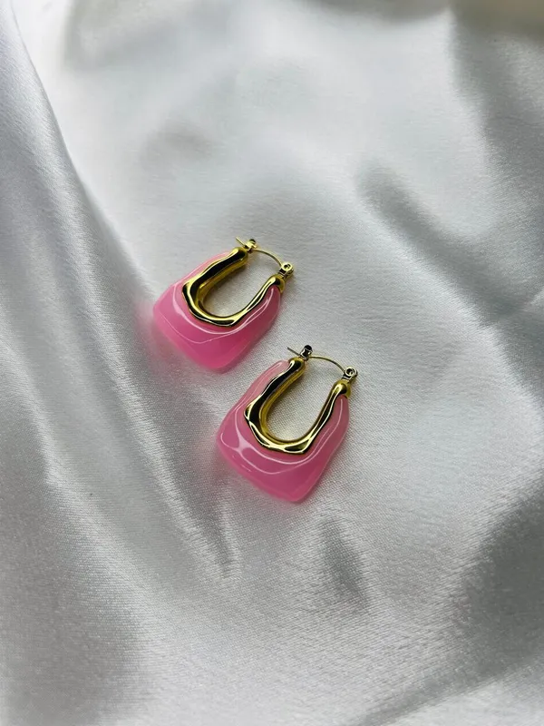 Pink_Blush_Luxe_Chunky_Hoops_For_Women_And_Girls