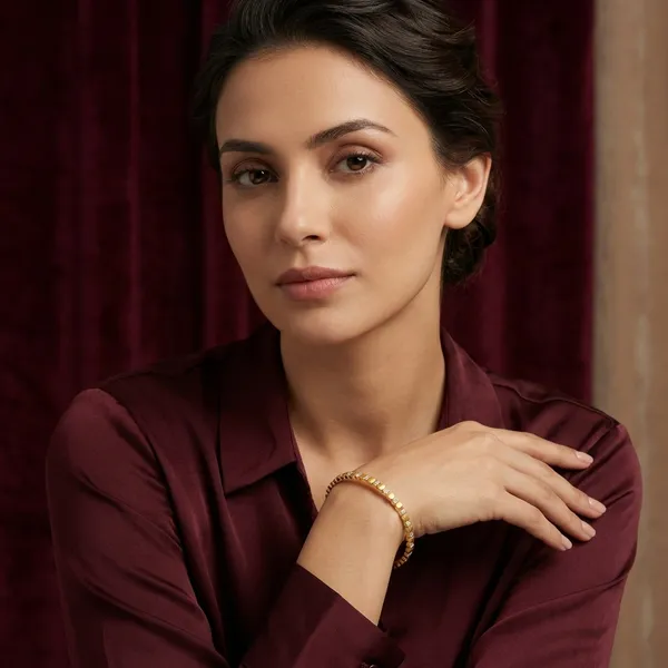 Golden_Dots_Glow_Bracelet_For_Women_And_Girls