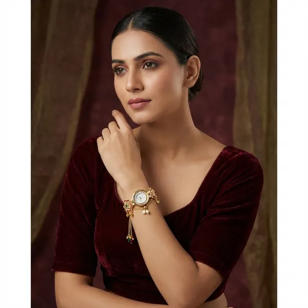 Golden_Kashmiri_Watch_For_Women_And_Girls