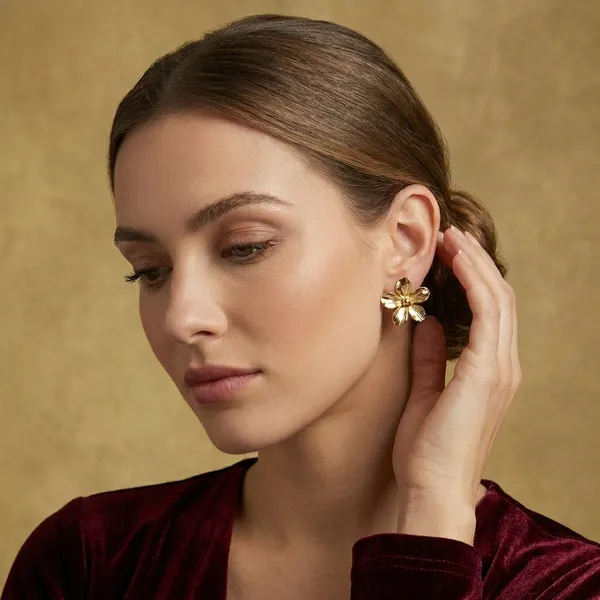 Golden_Flower_Earring_For_Women_And_Girls_|_Pack_Of_2