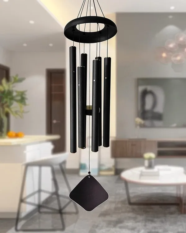 Black_Alluminium_Wind_Chime_For_Decoration_And_Good_Sound