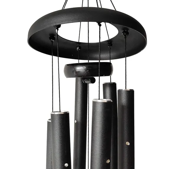 Black_Alluminium_Wind_Chime_For_Decoration_And_Good_Sound