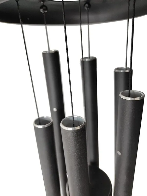 Black_Alluminium_Wind_Chime_For_Decoration_And_Good_Sound