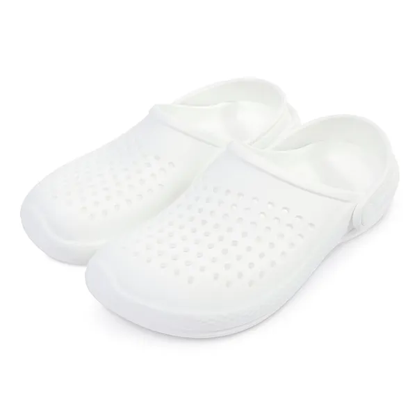 White_Casual_Clogs_Waterproof_Adjustable_Back_Strap_For_Men