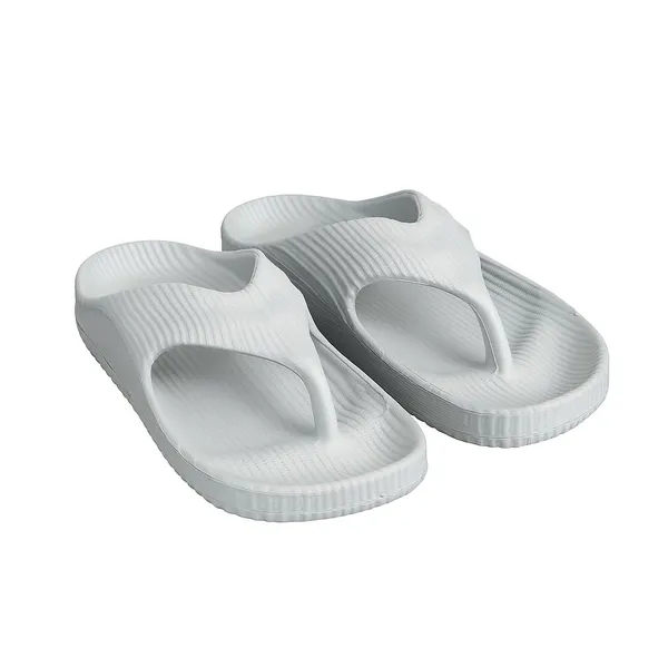 Grey_Eva_Flip_Flops_For_And_Wo_Lightweight_Arch_Support_Slippers_With_Textured_Footbed_Water_Resistant_For_Men