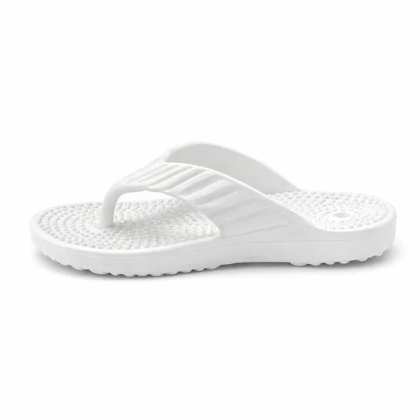 White_Acupressure_Eva_Flip_Flops_Lightweight_Arch_Support_Slippers_With_Textured_Footbed_Water_Resistant_For_Men