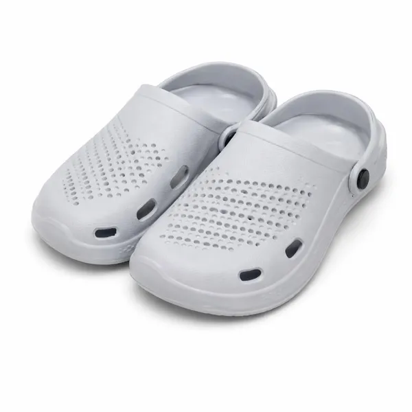 Grey_Casual_Clogs_Waterproof_Adjustable_Back_Strap_For_Men