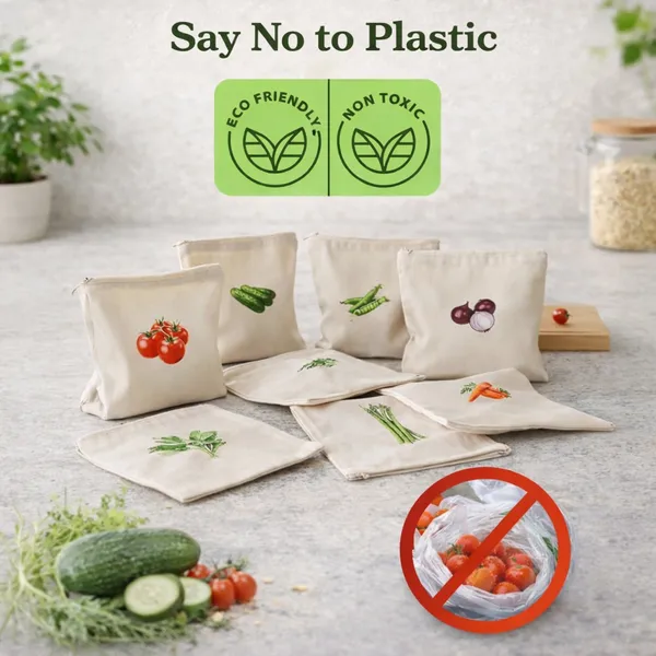 Cocinaire_Reusable_Cotton_Vegetable_Storage_Bags_with_Zip_Closure,_Breathable_Eco_Friendly_Produce_Bags_for_Fridge_Organizer,_Washable_Grocery_Storage_Pouches_for_Fruits_&_Veggies_(Beige)_(Pack_of_12)