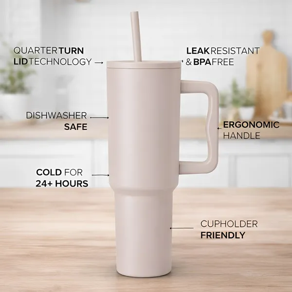 Cocinaire_1200ML_Vacuum_Insulated_Travel_Tumbler_With_Handle_And_Straw_Lid_Double_Wall_Thermal_Drinkware_Leakproof_Large_Capacity_Hot_And_Cold_Beverage_Tumbler_For_Coffee_Water_Office_Gym_Travel_(Beige)_(Pack_of_1)