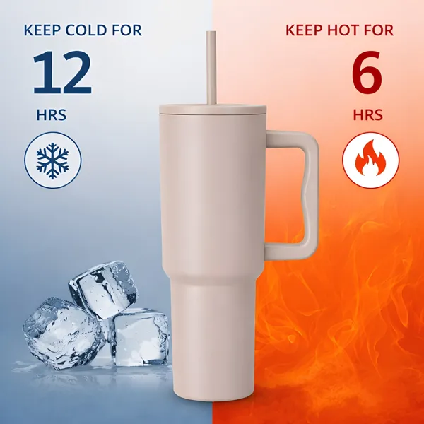 Cocinaire_1200ML_Vacuum_Insulated_Travel_Tumbler_With_Handle_And_Straw_Lid_Double_Wall_Thermal_Drinkware_Leakproof_Large_Capacity_Hot_And_Cold_Beverage_Tumbler_For_Coffee_Water_Office_Gym_Travel_(Beige)_(Pack_of_1)