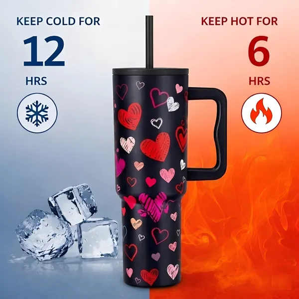 Cocinaire_1200ML_Vacuum_Insulated_Travel_Tumbler_With_Handle_And_Straw_Lid_Double_Wall_Thermal_Drinkware_Leakproof_Large_Capacity_Hot_And_Cold_Beverage_Tumbler_For_Coffee_Water_Office_Gym_Travel_(Heart_Print-Black)_(Pack_of_1)