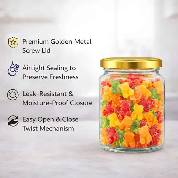Cocinaire_500ml_Round_Glass_Jar_Airtight_Storage_Container_with_Golden_Metal_Screw_Lid_�_Food_Grade_Clear_Kitchen_Pantry_Jar_for_Spices,_Dry_Fruits,_Pulses,_Sugar_&_Coffee_(Pack_of_12)
