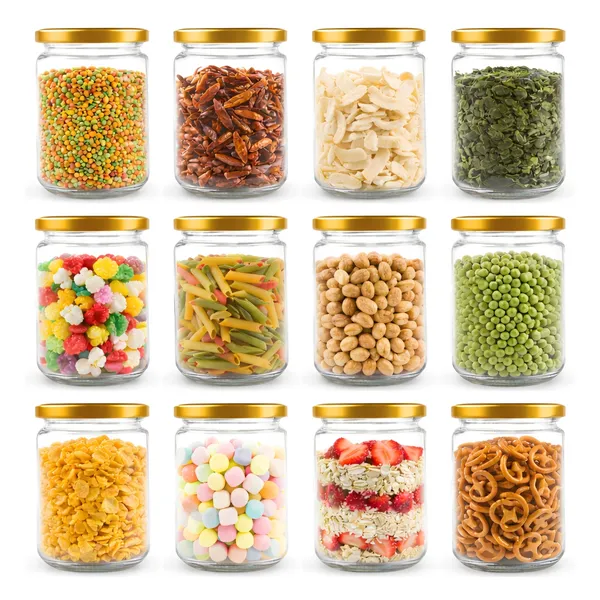 Cocinaire_500ml_Round_Glass_Jar_Airtight_Storage_Container_with_Golden_Metal_Screw_Lid_�_Food_Grade_Clear_Kitchen_Pantry_Jar_for_Spices,_Dry_Fruits,_Pulses,_Sugar_&_Coffee_(Pack_of_12)