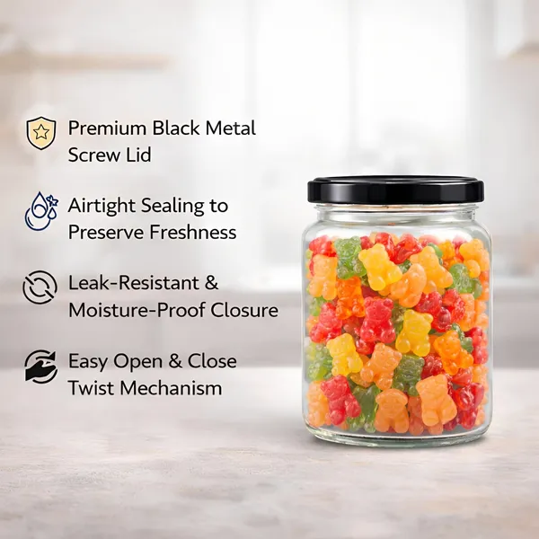 Cocinaire_500ml_Round_Glass_Jar_Airtight_Storage_Container_with_Black_Metal_Screw_Lid_�_Food_Grade_Clear_Kitchen_Pantry_Jar_for_Spices,_Dry_Fruits,_Pulses,_Sugar_&_Coffee_(Pack_of_12)