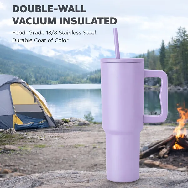 Cocinaire_1200ML_Vacuum_Insulated_Travel_Tumbler_With_Handle_And_Straw_Lid_Double_Wall_Thermal_Drinkware_Leakproof_Large_Capacity_Hot_And_Cold_Beverage_Tumbler_For_Coffee_Water_Office_Gym_Travel_(Purple)_(Pack_of_1)