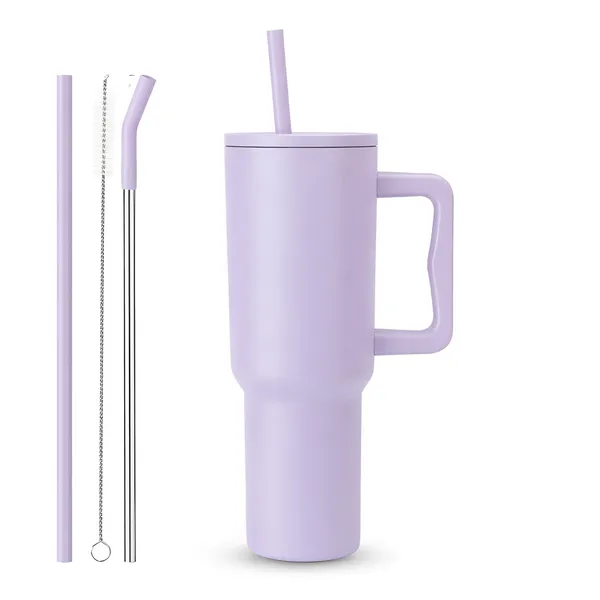 Cocinaire_1200ML_Vacuum_Insulated_Travel_Tumbler_With_Handle_And_Straw_Lid_Double_Wall_Thermal_Drinkware_Leakproof_Large_Capacity_Hot_And_Cold_Beverage_Tumbler_For_Coffee_Water_Office_Gym_Travel_(Purple)_(Pack_of_1)
