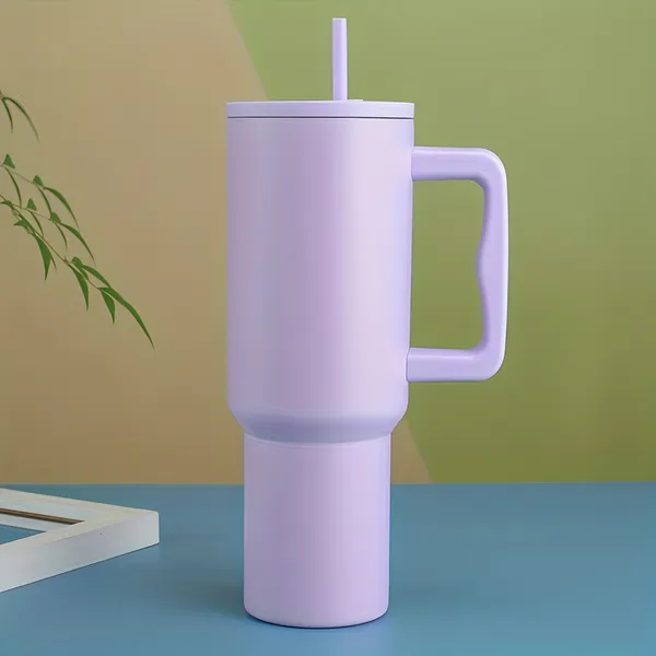 Cocinaire_1200ML_Vacuum_Insulated_Travel_Tumbler_With_Handle_And_Straw_Lid_Double_Wall_Thermal_Drinkware_Leakproof_Large_Capacity_Hot_And_Cold_Beverage_Tumbler_For_Coffee_Water_Office_Gym_Travel_(Purple)_(Pack_of_1)