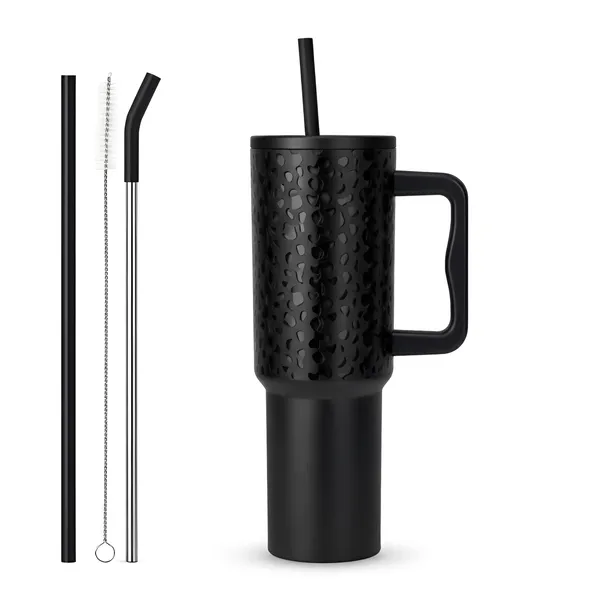 Cocinaire_1200ML_Vacuum_Insulated_Travel_Tumbler_With_Handle_And_Straw_Lid_Double_Wall_Thermal_Drinkware_Leakproof_Large_Capacity_Hot_And_Cold_Beverage_Tumbler_For_Coffee_Water_Office_Gym_Travel_(Leopard_Print-Black)_(Pack_of_1)