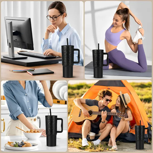 Cocinaire_1200ML_Vacuum_Insulated_Travel_Tumbler_With_Handle_And_Straw_Lid_Double_Wall_Thermal_Drinkware_Leakproof_Large_Capacity_Hot_And_Cold_Beverage_Tumbler_For_Coffee_Water_Office_Gym_Travel_(Leopard_Print-Black)_(Pack_of_1)