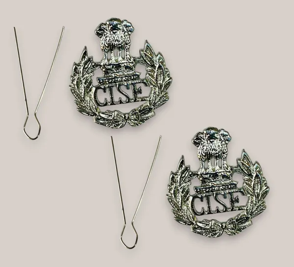 Silver_Cisf_Cap_Badge_Pack_Of_6