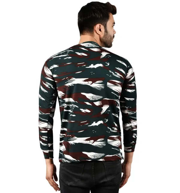 Camouflage_Crpf_Round_Neck_T_Shirt_Full_Sleeve_Army_Military_Defence_For_Men