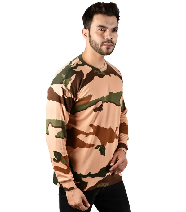 Camouflage_Itbp_Round_Neck_T_Shirt_Full_Sleeve_Army_Military_Defence_For_Men