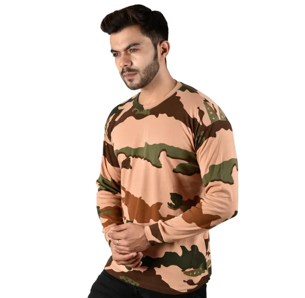 Camouflage_Itbp_Round_Neck_T_Shirt_Full_Sleeve_Army_Military_Defence_For_Men