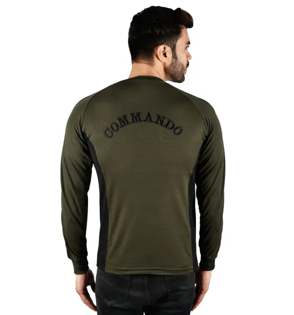 Olive_Green_Commando_Tiranga_Logo_Round_Neck_Og_T_Shirt_Full_Sleeve_Army_Military_Defence_For_Men